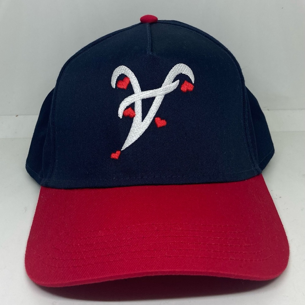 Atlanta Braves Upside Hearts SnapBack Hat